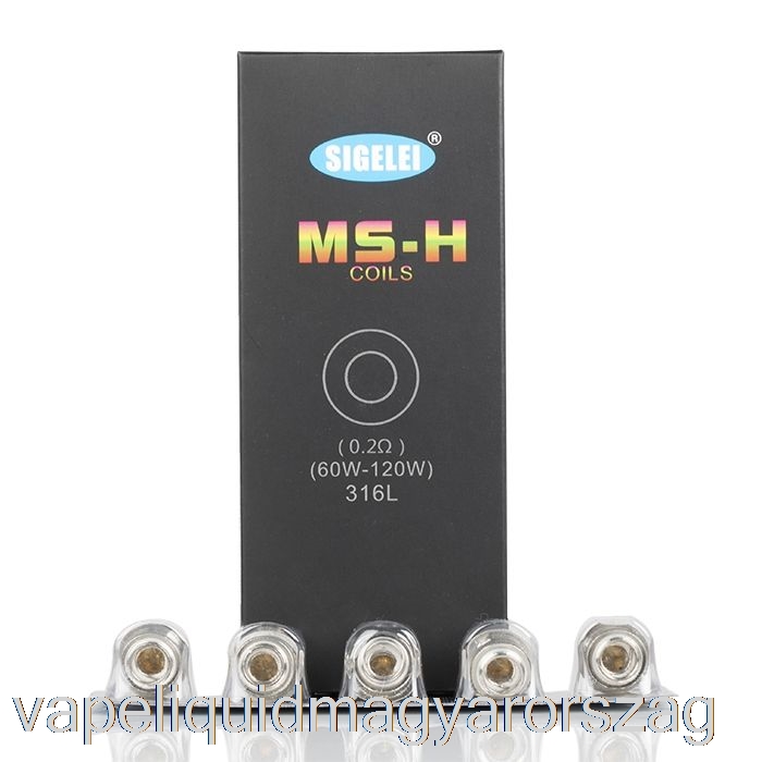 Sigelei Ms Cseretekercsek 0,2ohm Ms-h Tekercsek Vape Folyadék
